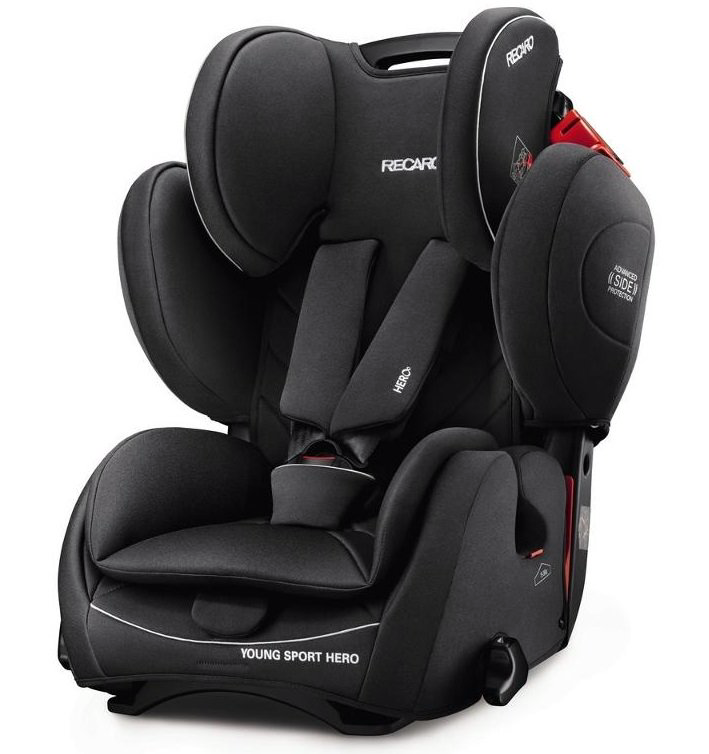 Автокресло Recaro Young Sport Hero Power Berry Black купить,NaN