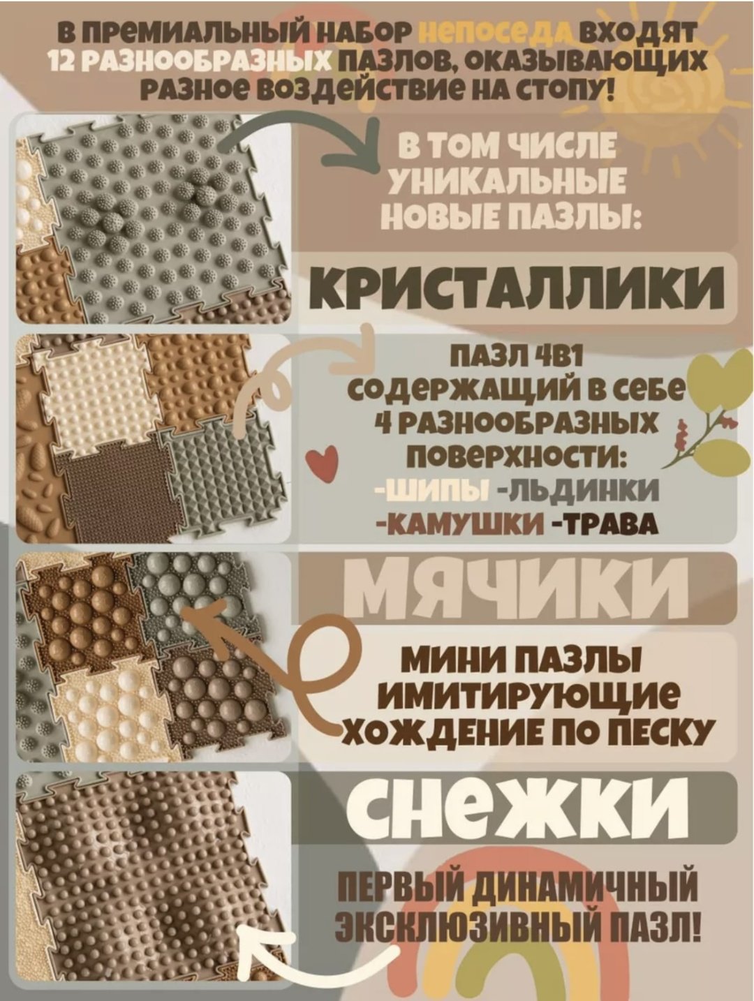 Коврик-пазл Ортодон 25x25 см купить,NaN