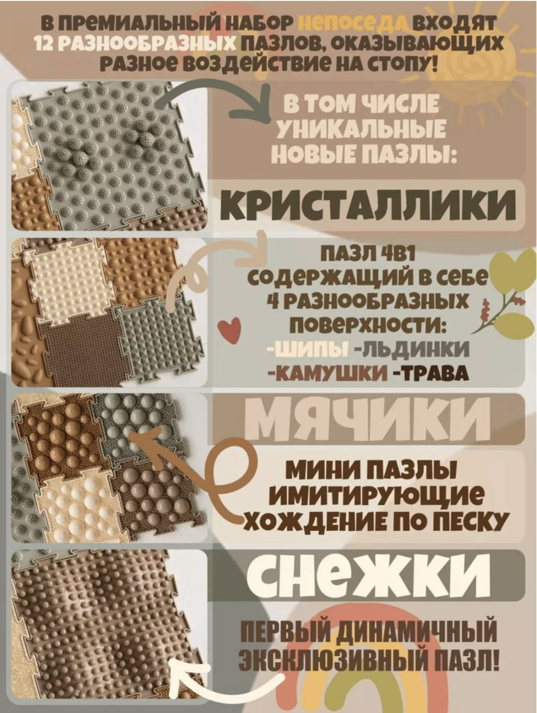 Коврик-пазл Ортодон 25x25 см купить,NaN