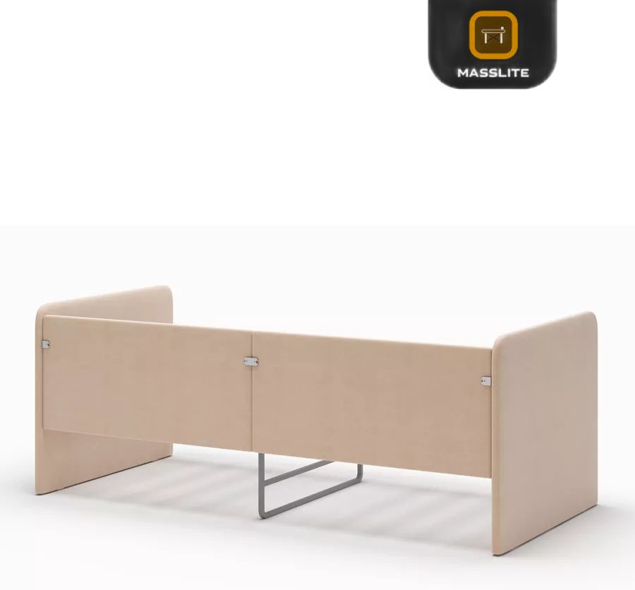 Детская кровать MassLite СМ-100455, 70x160 см, бежевый, коричневый