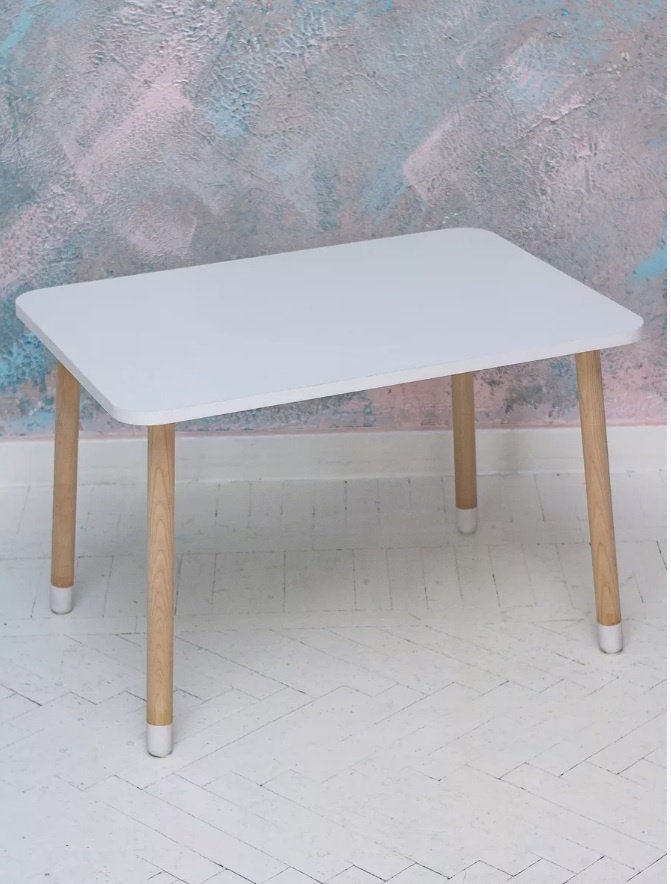 RuLes детский комплект (стол и стул), 70x50x46 см, белый