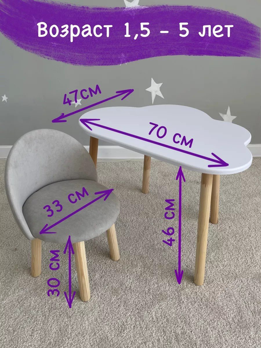 Dimdomkids 752674005 комплект, 70x47x46 см, белый купить,NaN