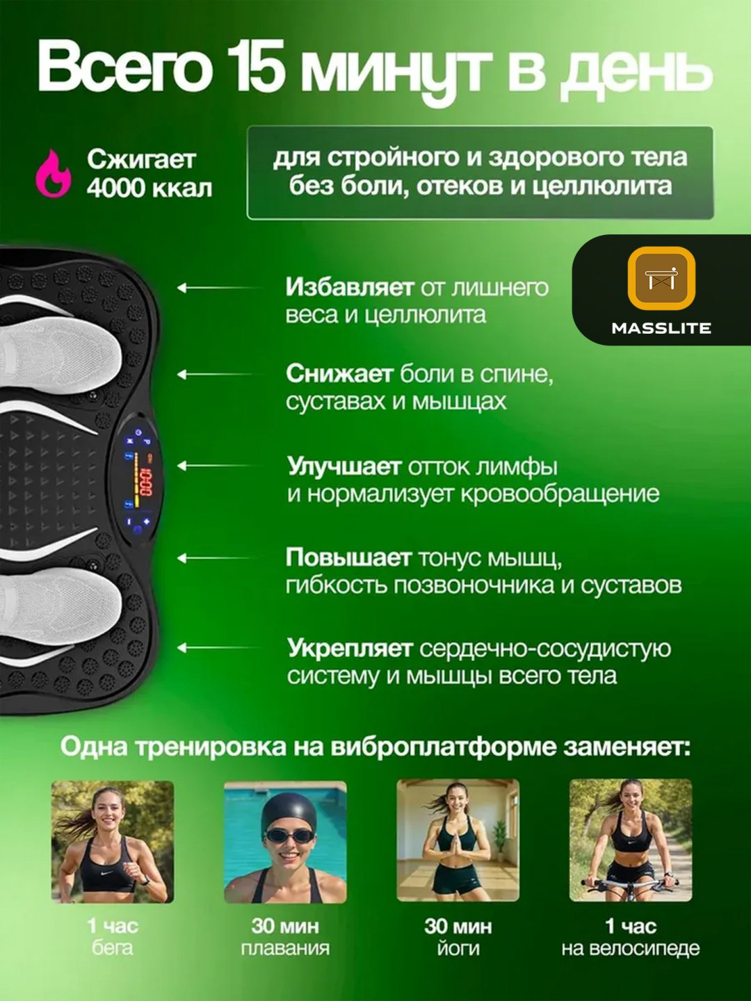 Виброплатформа MassLite горизонтальная купить,NaN