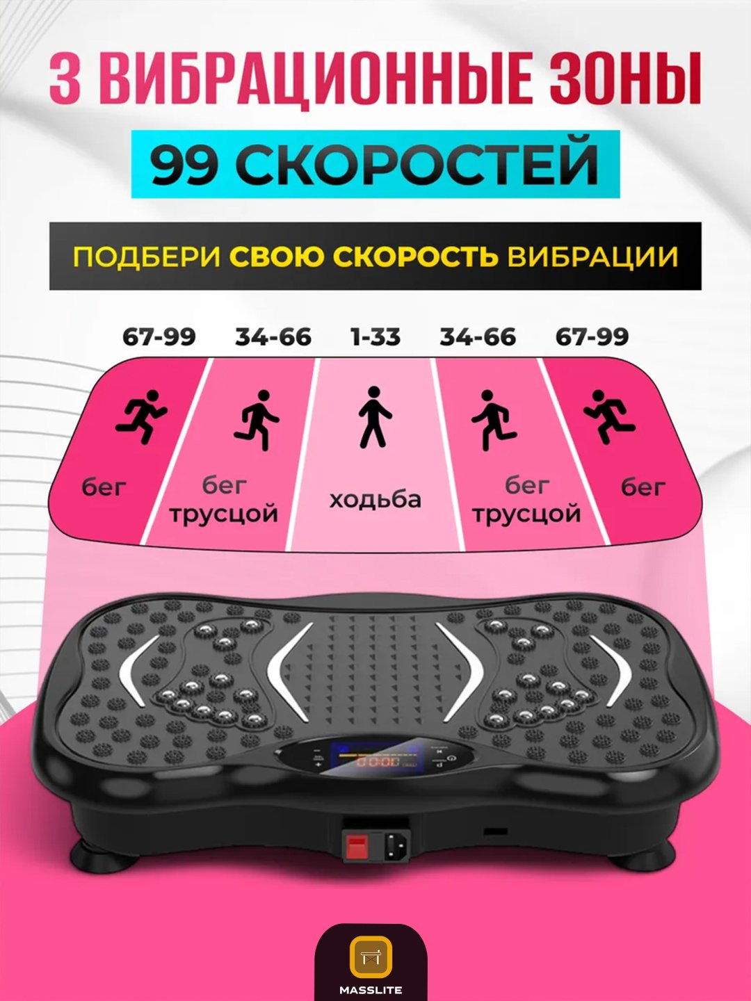 Виброплатформа MassLite горизонтальная