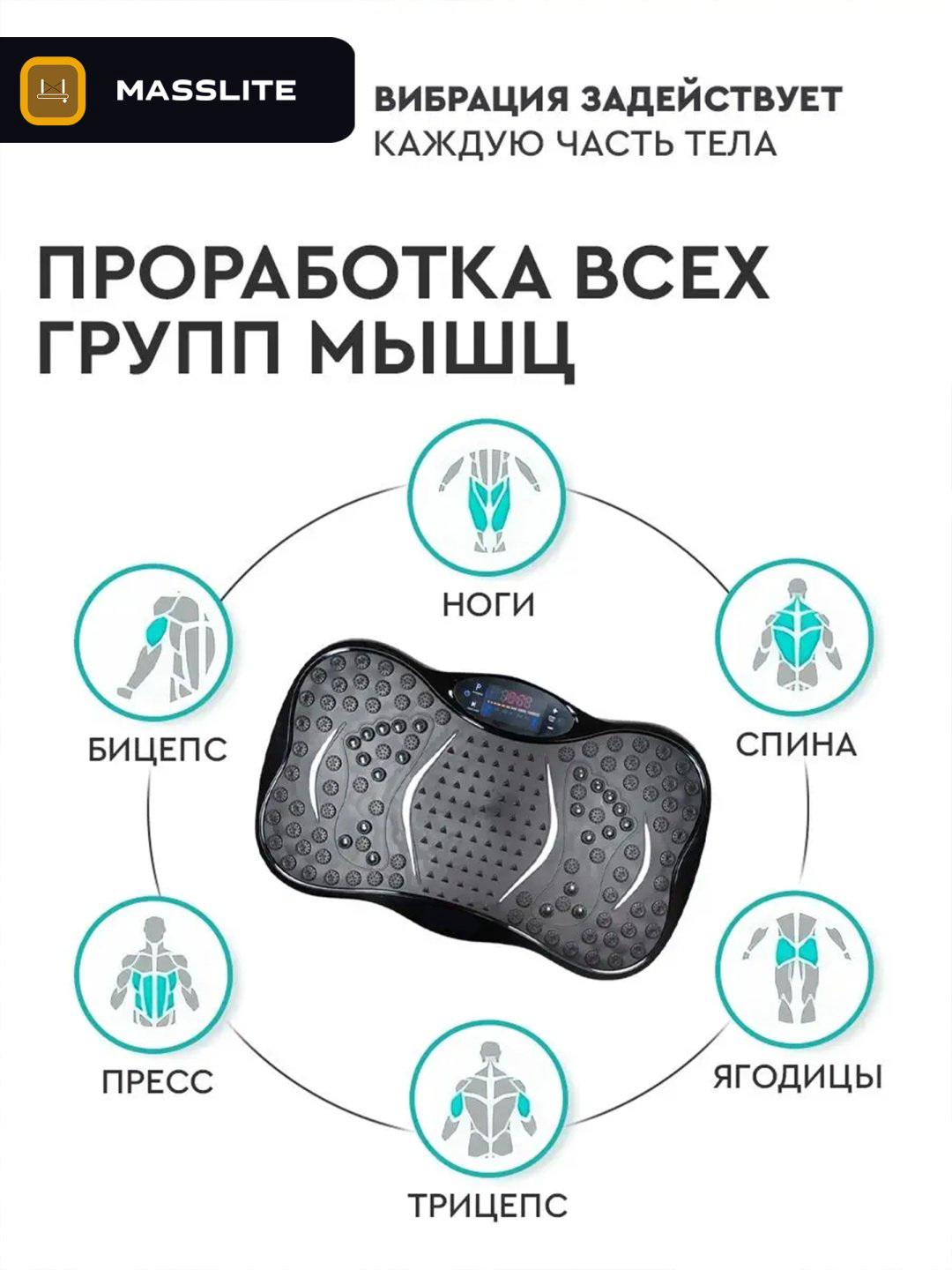 Виброплатформа MassLite горизонтальная купить,NaN