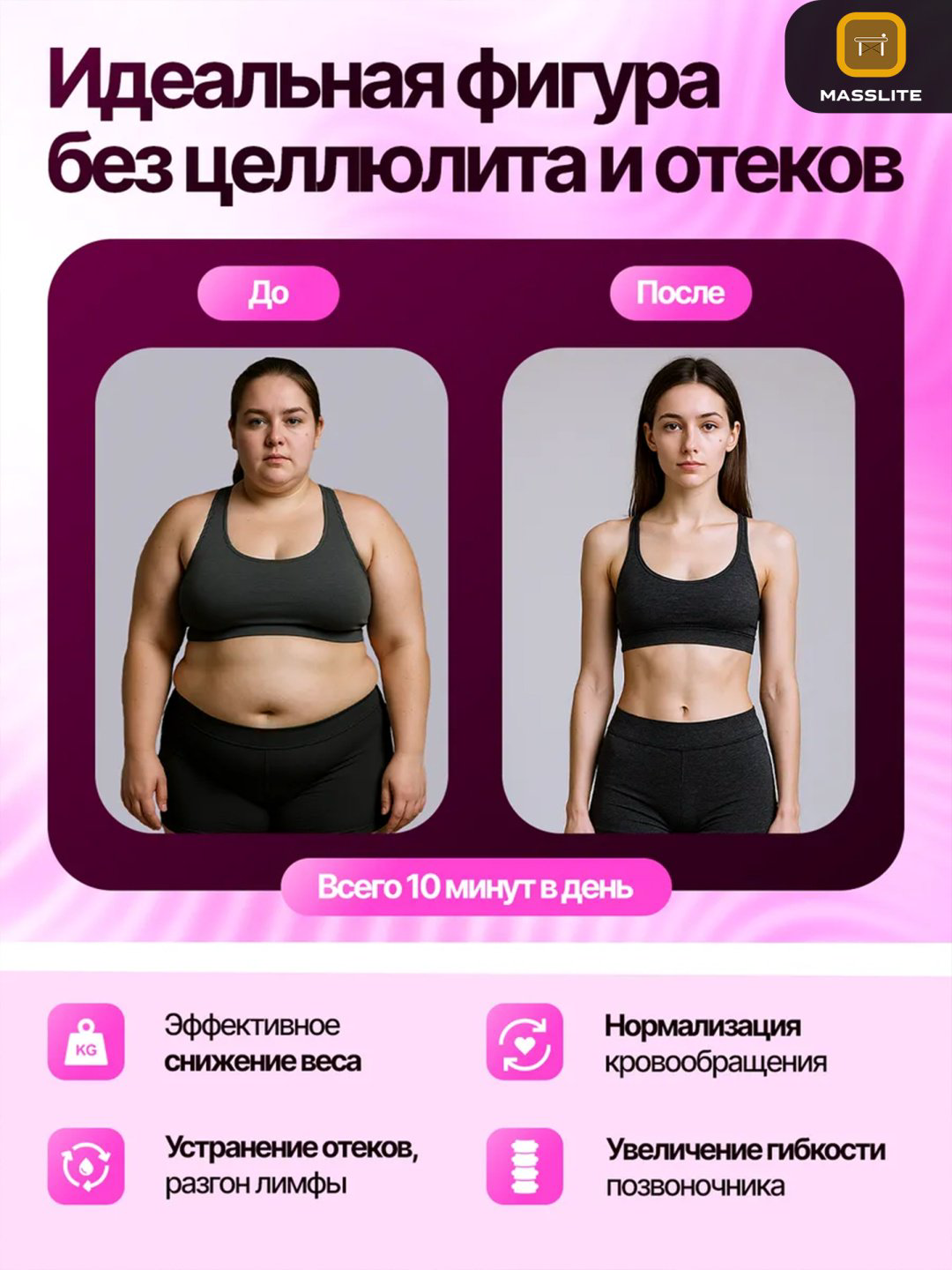 Виброплатформа MassLite горизонтальная купить,NaN