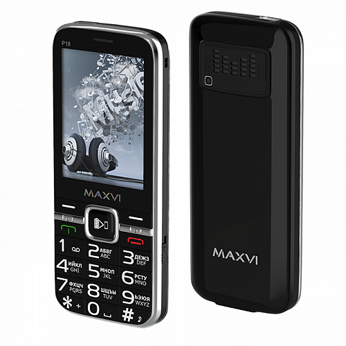Мобильный телефон Maxvi P18 Black купить,NaN