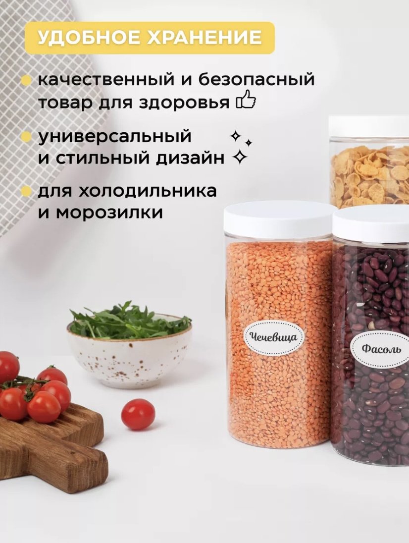 Набор контейнеров 148844659, пластик купить,NaN