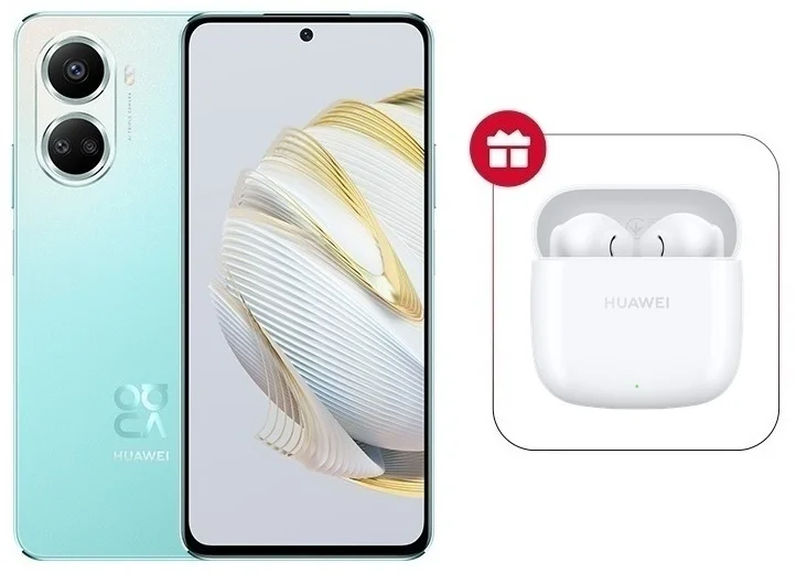 Смартфон Huawei Nova 10 SE 8/128GB Mint green + наушники FreeBuds SE 2