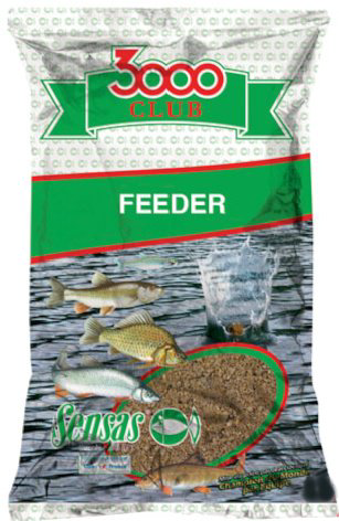 Прикормка Sensas 3000 Club Feeder Bream 1000гр купить,NaN