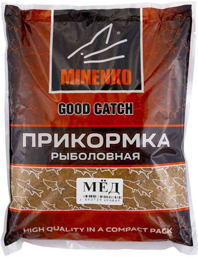 Прикормка Minenko Good Catch Мёд 4311 700гр купить,NaN