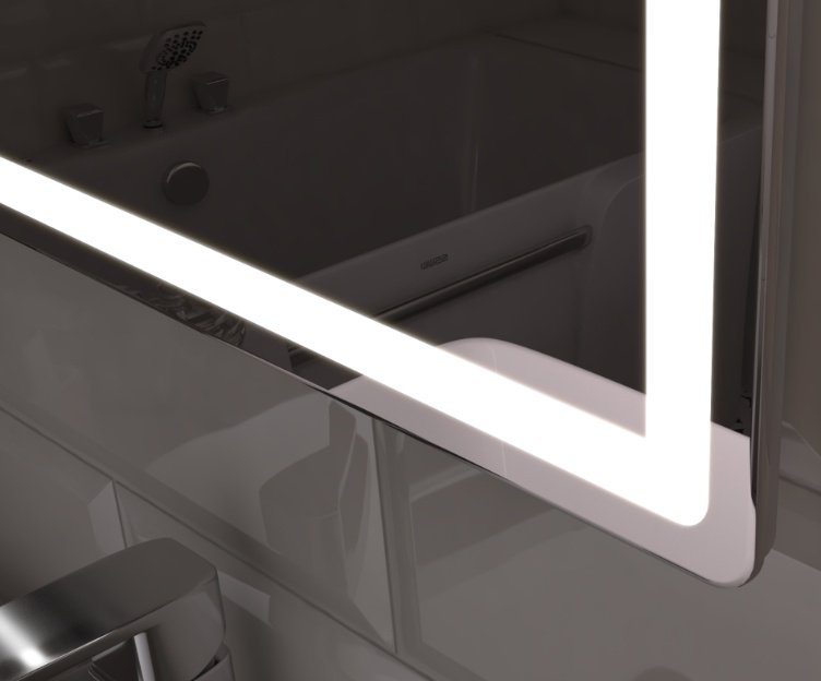 Зеркало настенное Vigo Geometry Comfort 70x70см купить,91668