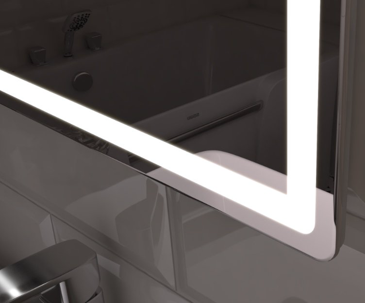 Зеркало настенное Vigo Geometry Comfort 70x70см купить,91668