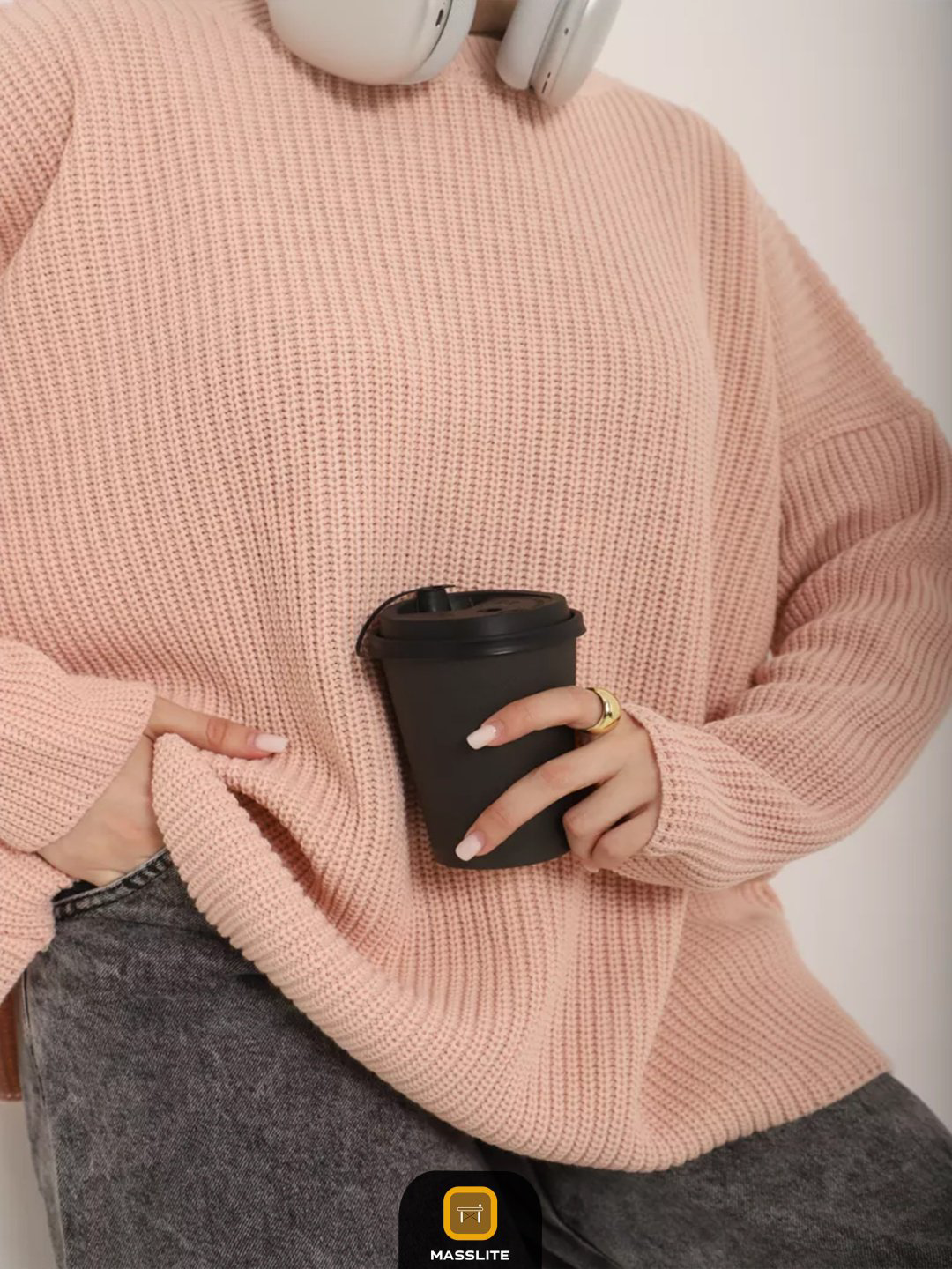 Джемпер MassLite розовый купить,NaN