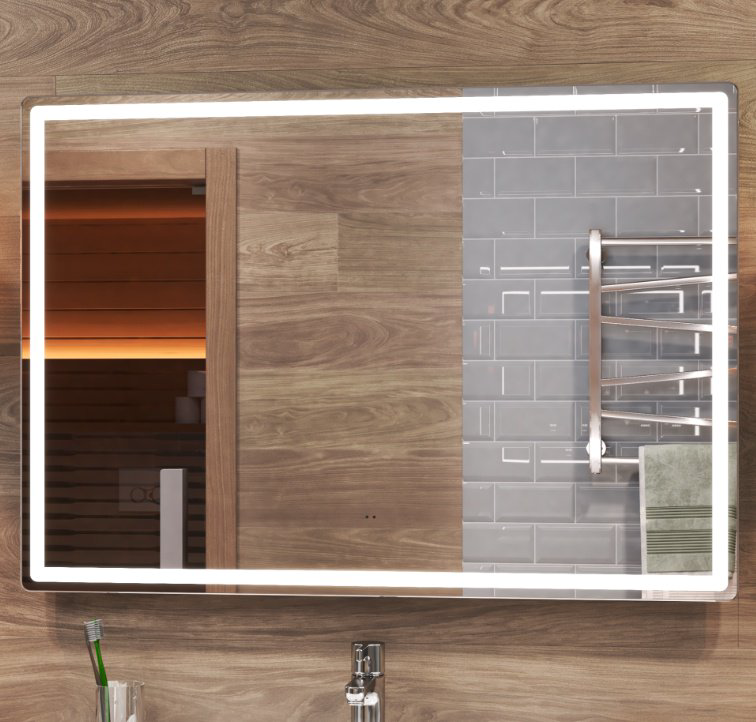 Зеркало настенное Vigo Geometry Comfort 100x70см купить,114276