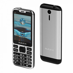 Мобильный телефон Maxvi X10 Silver