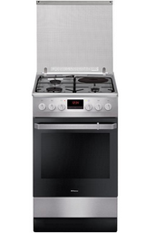 Комбинированная плита Hansa FCMX682090 черно-серебристая