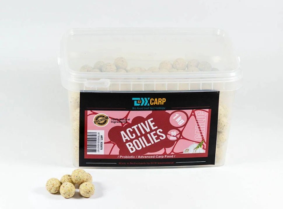 Бойлы TEXX Carp Active Boilies Garlic 16mm 1kg  купить,NaN