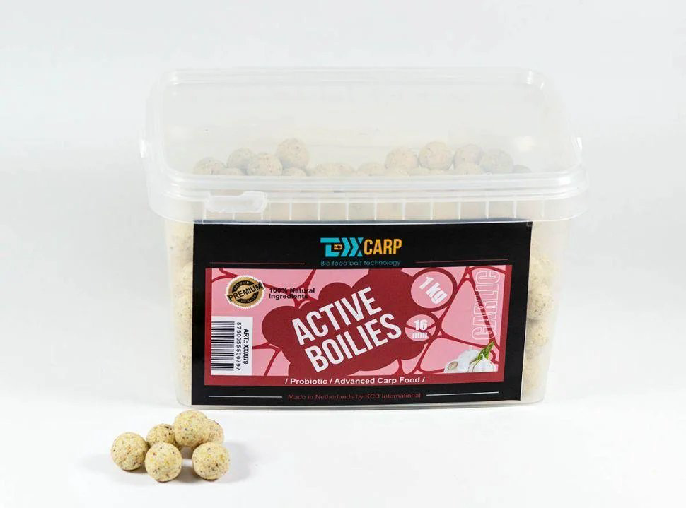 Бойлы TEXX Carp Active Boilies Garlic 16mm 1kg  купить,NaN