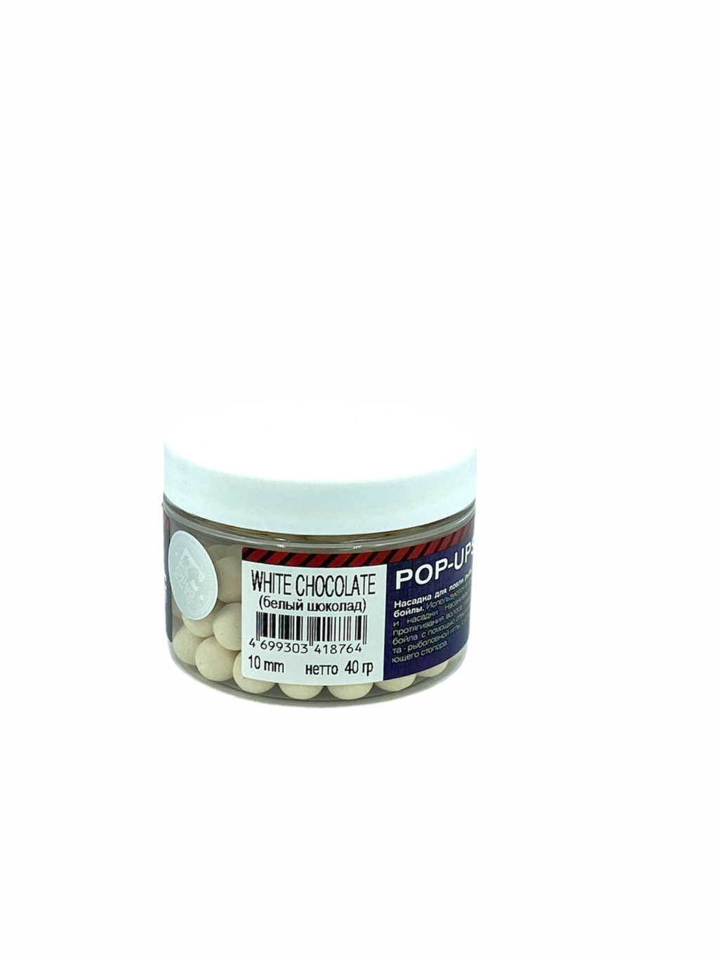 Бойлы Baits Rhinos Pop-up White Chocolate 12 mm 70г купить,NaN