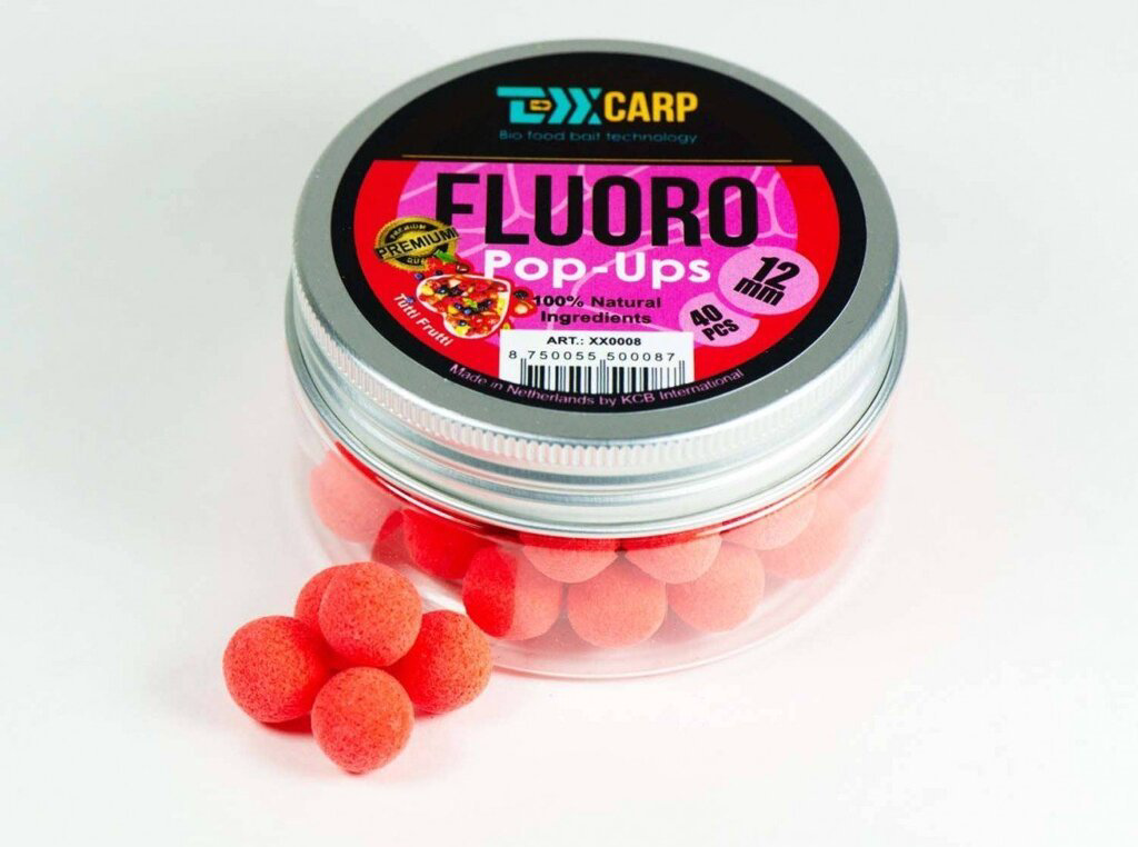 Бойлы TEXX Carp  Fluoro Pop-Ups Tutti Frutti 12mm 40 pcs купить,NaN