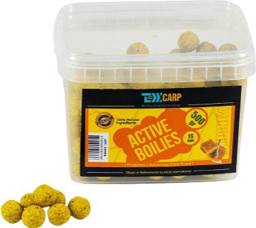 Бойлы TEXX Carp Active Boilies Honey 16mm 500gr купить,NaN