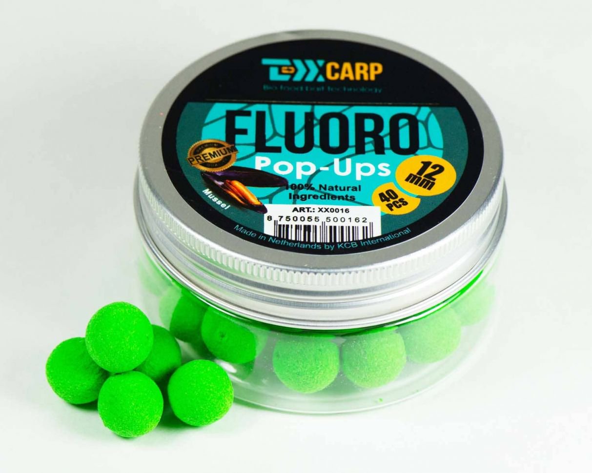 Бойлы TEXX Carp  Fluoro Pop-Ups Mussel 12mm 40 pcs купить,NaN
