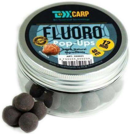 Бойлы TEXX Carp  Fluoro Pop-Ups Shellfish 12mm 40 pcs купить,NaN