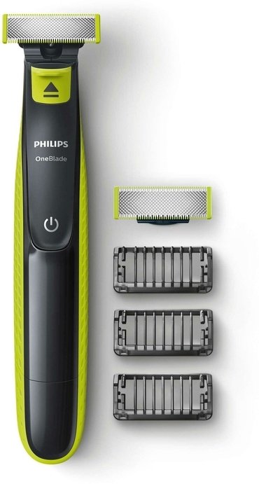 Триммер Philips OneBlade QP2520/60 черно-зеленый купить,NaN