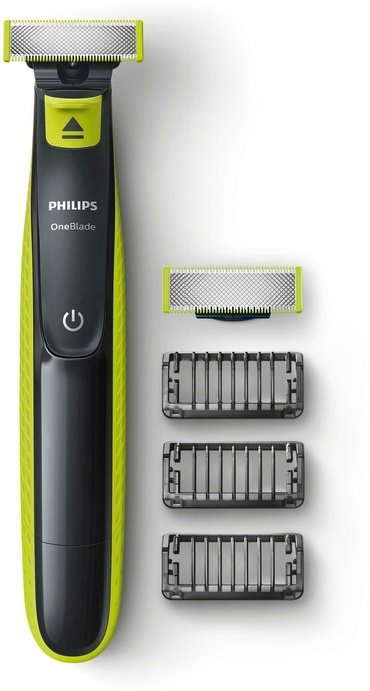 Триммер Philips OneBlade QP2520/60 черно-зеленый купить,NaN