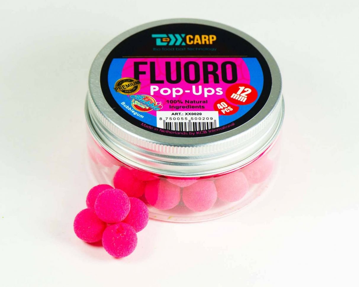 Бойлы TEXX Carp  Fluoro Pop-Ups Pink Bubblegum 12mm 40 pcs купить,NaN
