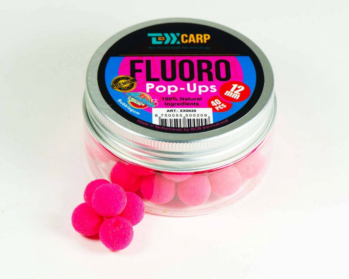 Бойлы TEXX Carp  Fluoro Pop-Ups Pink Bubblegum 12mm 40 pcs купить,NaN