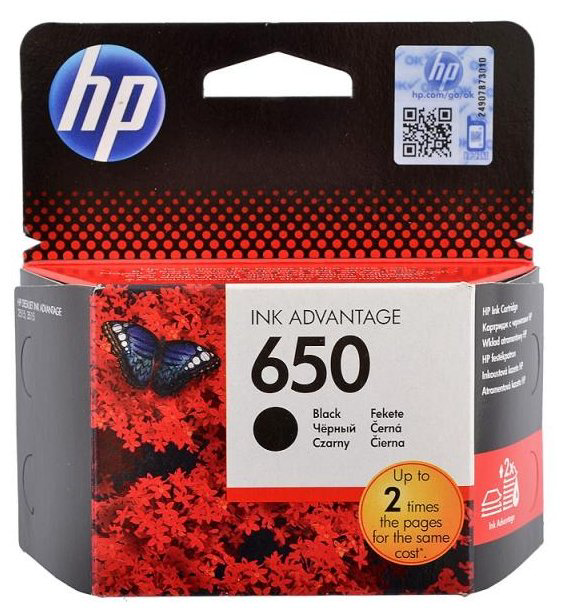 Картридж HP 650 CZ101AEBHK черный купить,NaN