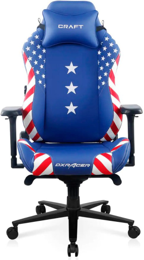 Игровое кресло DXRacer CRA-002-BW-H1-C8 синее купить,NaN
