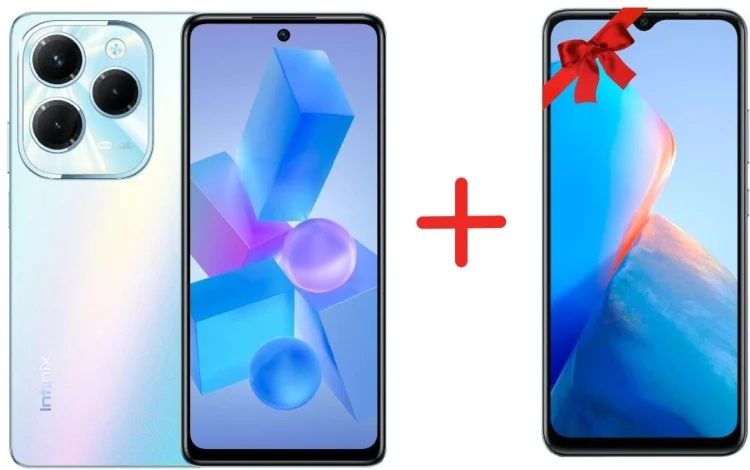 Смартфон Infinix Hot 40 Pro 12/256Gb Palm Blue + Подарок Смартфон Infinix Smart 7 4/64Gb купить,NaN