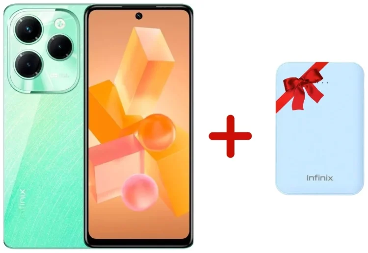 Смартфон Infinix Hot 40 Pro 12/256Gb Starfall Green + Подарок Портативный аккумулятор Infinix XP05 Blue купить,NaN
