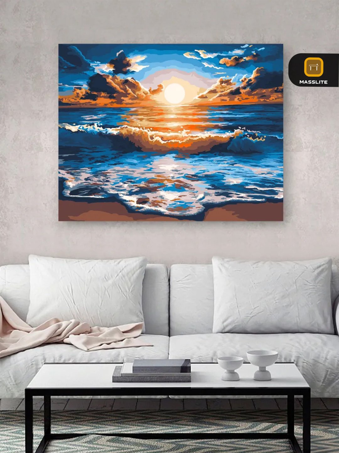 Картина MassLite Закат холст на подрамнике 40x50 см купить,NaN