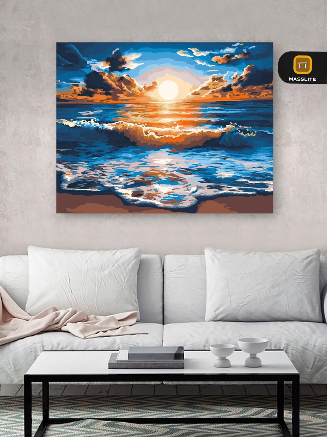 Картина MassLite Закат холст на подрамнике 40x50 см купить,NaN