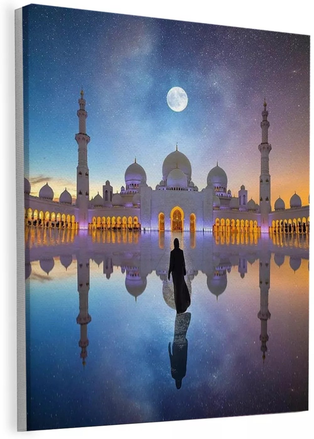 Картина Арт Фея Мечеть Абу-Даби холст на подрамнике 40x50 см купить,NaN