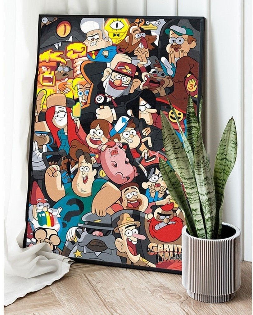 Картина Живопись по номерам Гравити Фолз Gravity Falls 40 см x 60 см купить,NaN