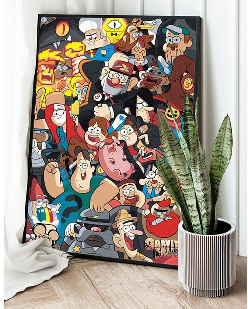 Картина Живопись по номерам Гравити Фолз Gravity Falls 40 см x 60 см купить,NaN