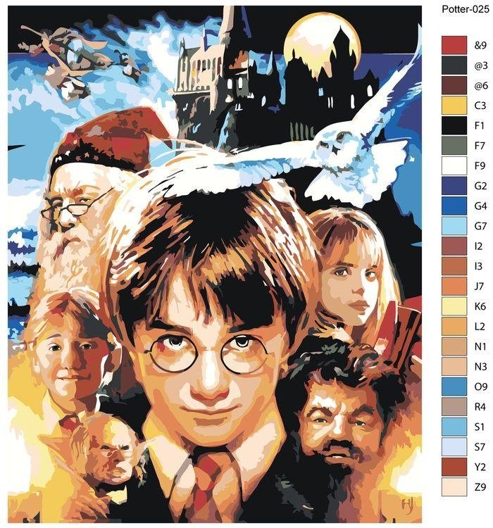 Картина Живопись по номерам Potter_025 50 см x 40 см купить,NaN