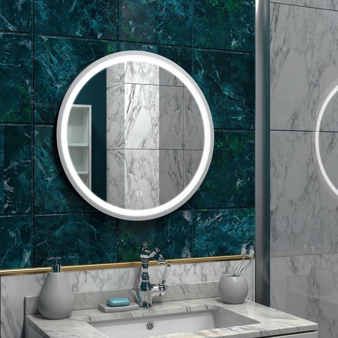Зеркало настенное Континент Style White Led 60x60см купить,77980