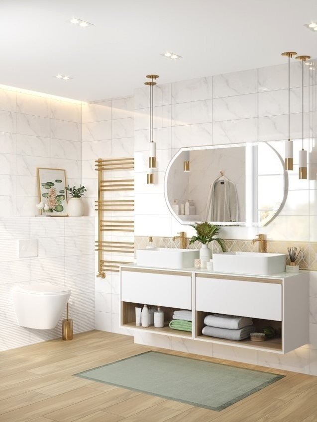 Зеркало настенное Cersanit LED 090 design 100x60см