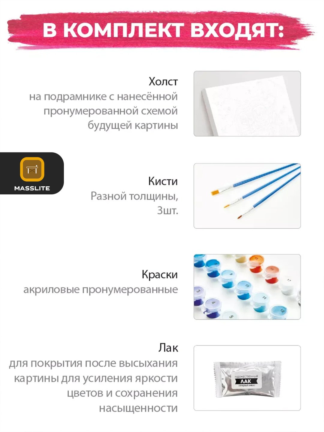 Картина MassLite Маяк холст на подрамнике 40x50 см купить,NaN