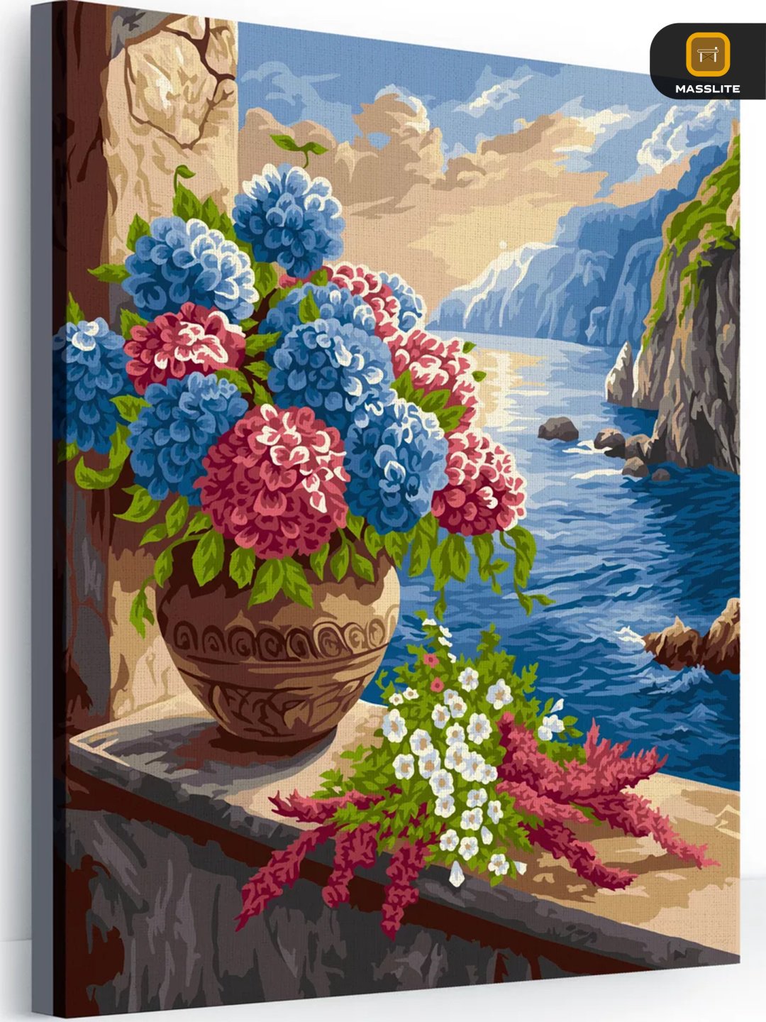 Картина MassLite Цветочное утро холст на подрамнике 40x50 см купить,NaN