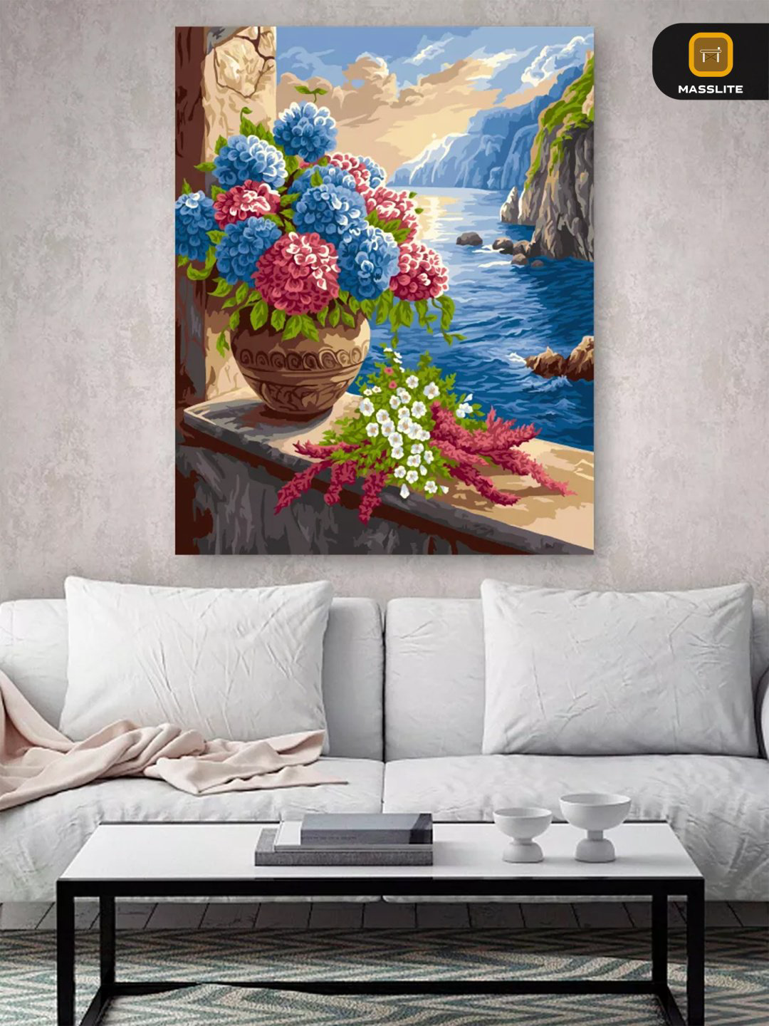 Картина MassLite Цветочное утро холст на подрамнике 40x50 см купить,NaN