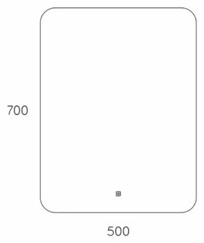 Зеркало настенное Taliente TA-Zled-B5070 50x70см купить,77800