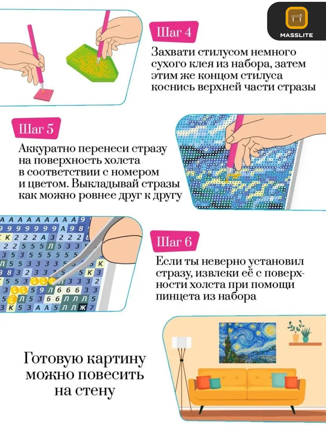 Картина MassLite Гомер Симпсон Simpsons холст на подрамнике 50x40 см купить,NaN
