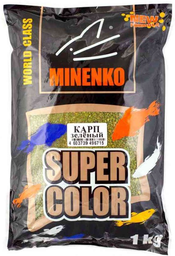  Прикормка Minenko Super Color Карп 104 1000гр купить,NaN